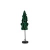 10FT Outdoor Aluminium 3 Tier Polyester Auto Tilt Umbrella,Patio Umbrella With 8 Steel Ribs,Pool Deck Umbrella,Base Not Included-Coolbibila - 3 of 4