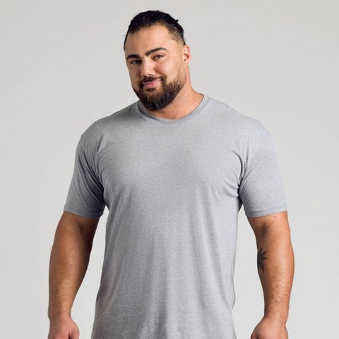 Мужские футболки True Classic Men's Contemporary Fit Short Sleeve T-Shirt - Heathered Gray S