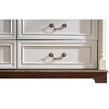 NicBex Dresser with Drawer,Storage Cabinet with Wood Base,Chest of Drawers with Riser Trim,Wood Dressers for Bedroom,Living Room Furniture,Walnut - 4 of 4
