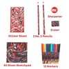 Marvel Spiderman Color and Roll Activity Set with Carrying Case, Stickers, & Art Supplies - 2 of 4