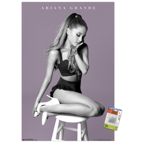 Trends International Ariana Grande - My Everything Unframed Wall Poster  Print Clear Push Pins Bundle 22.375" X 34" : Target