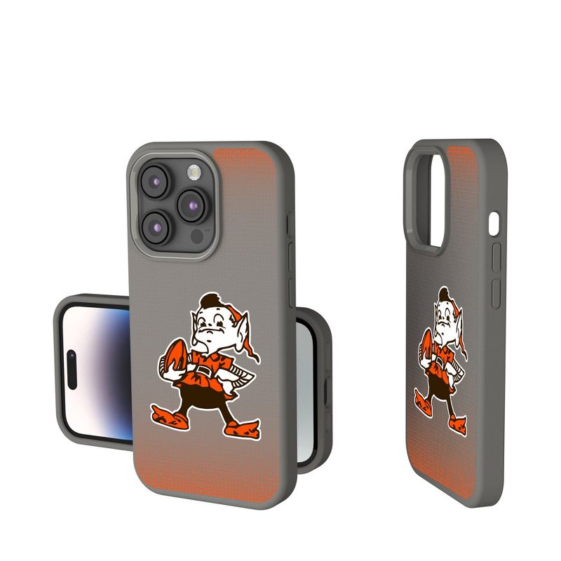 Keyscaper Cleveland Browns Historic Collection Linen Soft Touch Phone Case, 1 of 8