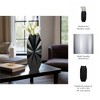 Modern Decorative Aluminum Vase with Sculptural Faceted Starburst Design - Contemporary Decorative Accent for Living Room, Bedroom, and Office Decor - 3 of 4