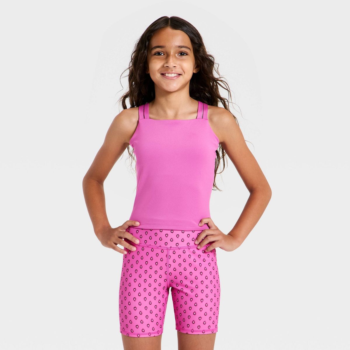 Girl's Ladder Trim Active Tank Top - All In Motion™ - thumbnail 10