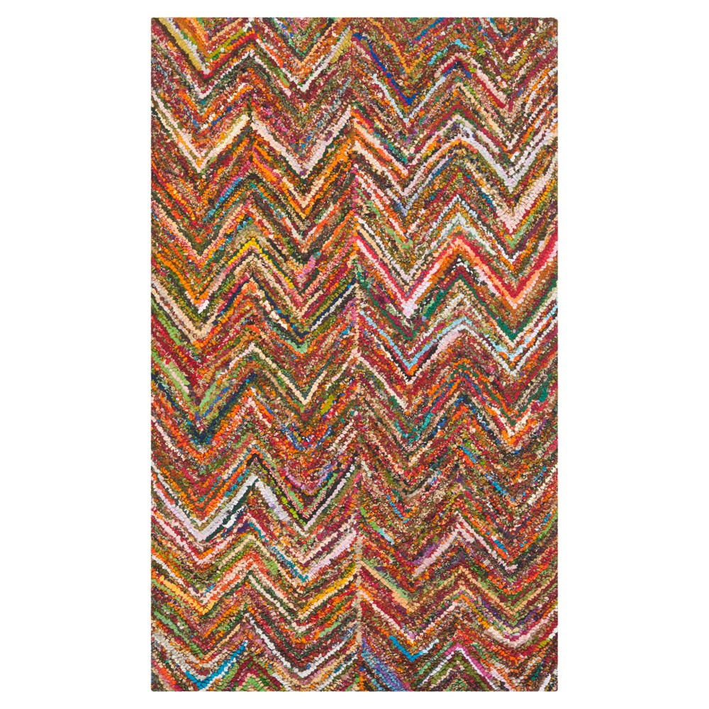 Morgan Accent Rug - Orange/Multi (4'x6') - Safavieh