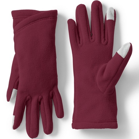 Maroon gloves sale winter