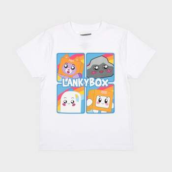 Boys' Lanky Box Short Sleeve Graphic T-Shirt - White