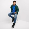 Hanes Ultimate Men's Full-Zip Heavyweight Fleece Hoodie - 4 of 4
