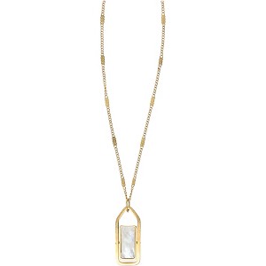 Pavilion Gift Company - Daughter - Mother of Pearl - 16.5"-18.5" 14K Gold Plated Necklace - Necklaces - 1 of 4