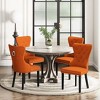WestinTrends  Velvet Upholstered Tufted Dining Chairs (Set of 4) - 2 of 4