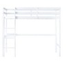 Luxystar Twin High Rubber Wood Loft Bed with Safety Guardrail, Built-in Desk and Ladder - 3 of 4