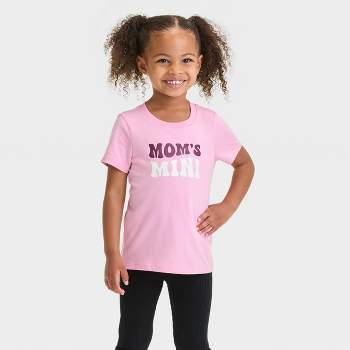 Toddler 'Moms Mini' Short Sleeve T-Shirt - Cat & Jack™ Dusty Pink
