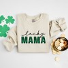 Simply Sage Market Women's Graphic Sweatshirt Lucky Mama Buffalo Plaid - 3 of 3