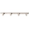 ALFI Brushed Nickel Wall Mounted 4 Prong Robe / Towel Hook - 3 of 4