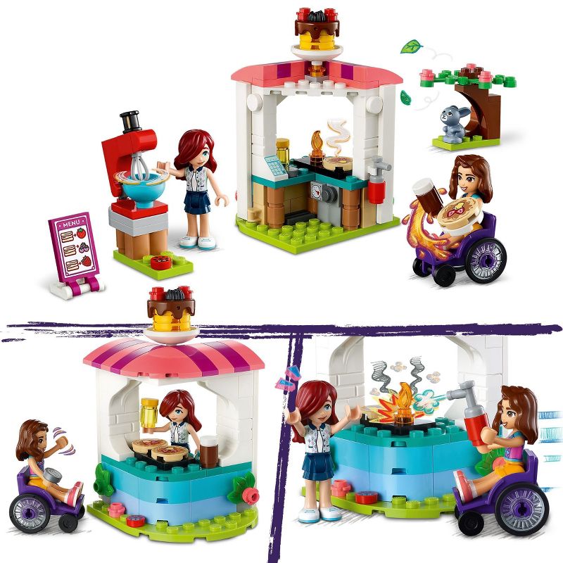LEGO Friends Pancake Shop Pretend Building Toy 41753, 6 of 9