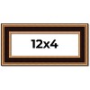 PosterPalooza | Panoramic Weathered Gold Picture Frame - UV Acrylic, Foam Board Backing, Hanging Hardware - 2 of 4