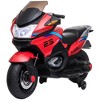 Aosom Kids Motorcycle with Training Wheels, Roaring Engine Design Ride-on Toy for Ages 3-8, High-Traction Mini Motorbike with Light Music - 4 of 4