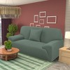 PiccoCasa Soft Stretch Chair Sofa Slipcovers with 1 Pc Cushion Cover - 3 of 4