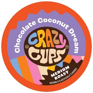 Crazy Cups Chocolate Coconut Dream Flavored Coffee Pods - 1 of 4