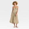 Women's Corset Bubble Midi A-Line Dress - Future Collective - 3 of 3