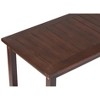 CAVINAS Acacia Wood Patio Table,42" Outdoor Side Table with Slatted Design,Multi-Purpose Patio End Table for Indoor,Outdoor - 4 of 4