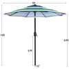 Yaheetech 9FT Outdoor Patio Umbrella with Crank and Push Button to Tilt - 3 of 4