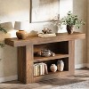 Tribesigns 63-Inch Console Table with Storage, 3-Tier Farmhouse Entryway Table with U-Shaped Base for Entrance, Hallway, Living Room Foyer - 4 of 4