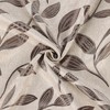 Leaves Room Darkening Semi-Blackout Curtains With Back Tabs, Set of 2 by Blue Nile Mills - 3 of 4