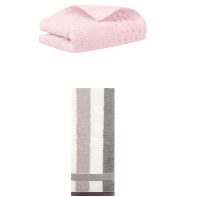 REGALWOVEN Soft Cotton Bathroom Hand Towel Set for Home Decor 14" x 30"/13" x 29" 2 Pcs