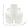 Sagebrook Home 8" Half Body Vase Contemporary Abstract Ceramic Body Shaped Flower Vase - 4 of 4