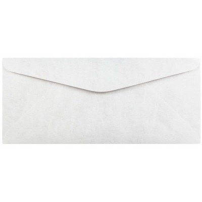 JAM Paper #11 Tyvek Tear-Proof Envelopes 4.5 x 10.375 White 2131078