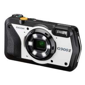 RICOH G900 II Waterproof Camera with Camera Memo Feature Black and Pearl White - 1 of 3