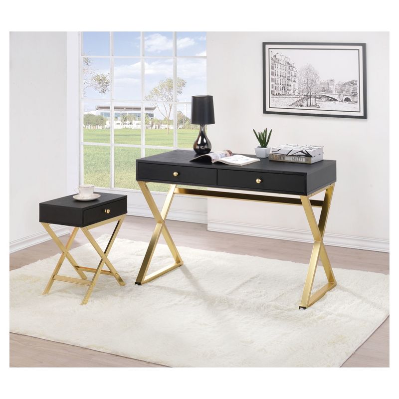 End Table Black Brass - Acme Furniture, 4 of 5