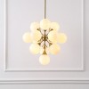 Delvine 13 Light 24" Height Adjustable Chandelier - CHA4080 - Brass/White - Safavieh - 4 of 4