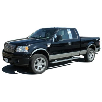 QAA is Compatible with 2004-2014 Ford F-150 10 Piece Stainless Body Molding Insert Trim Kit, 1.5" Width MI44300