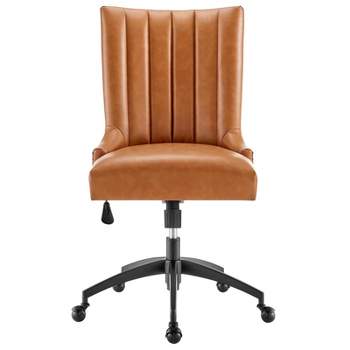 Empower Channel Tufted Vegan Leather Office Chair - Modway