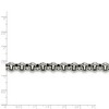 Black Bow Jewelry Men's 8mm Stainless Steel Polished Rolo Chain Necklace - 2 of 4