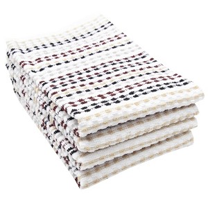 John Ritzenthaler Co. Pebble Cotton Terry Bar Mop Kitchen Towel, Set of Four - 1 of 4