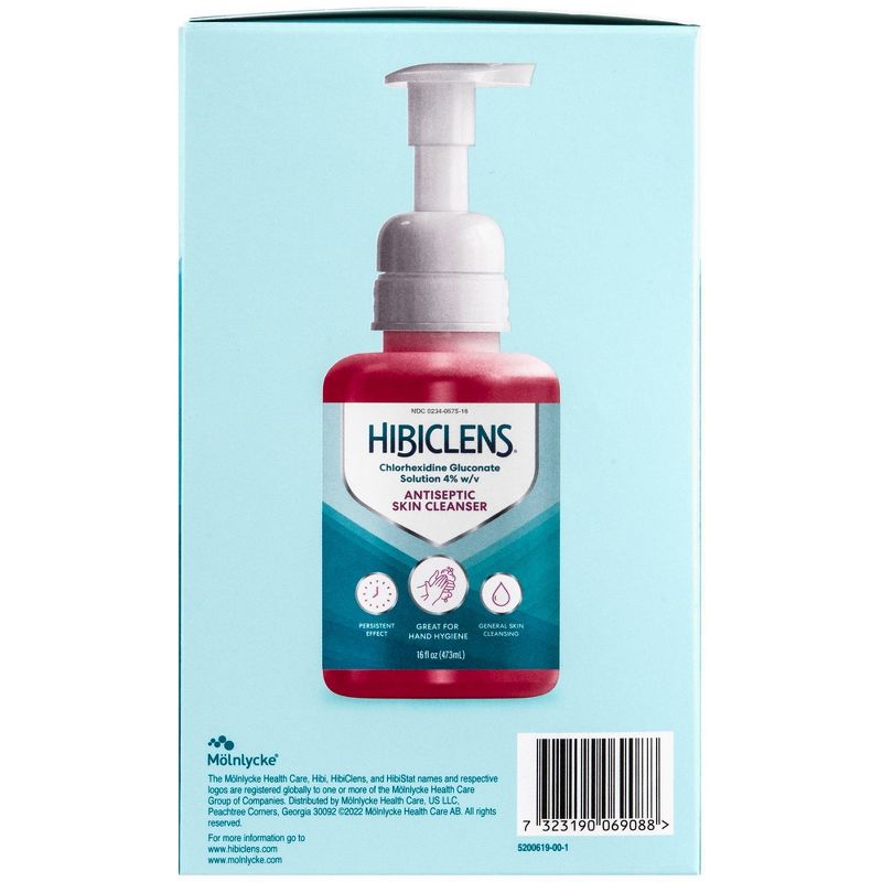 Hibiclens Antimicrobial Antiseptic Soap and Skin Cleanser with Foaming Pump - 16 fl oz, 4 of 8