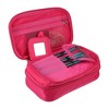 Unique Bargains Cosmetic Bag Travel Makeup Bag Cosmetic Brush Organizer Skin Care Storage Bag for Women 7.87"x4.72"x3.15" 1 Pc - 2 of 4
