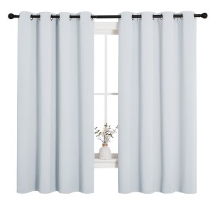 NICETOWN Grommet Top Blackout Curtains, Thermal Insulated Noise Reducing Window Drapes (Set of 2) - 1 of 4