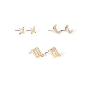 Soul Stacks Star Sign Mix & Match Earring Set - 1 of 2