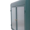 Kumasinova 2-Door Wall Mounted Metal Storage Cabinet,Bathroom Wall Cabinet with Tempered Glass Doors & Shelves for Bathroom,Kitchen,Living Room - 4 of 4