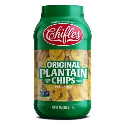 Chifles Plantain Chips Original Tub - 22oz