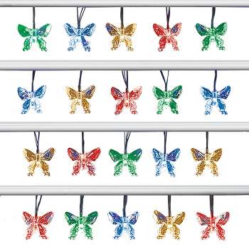 Collections Etc Decorative Solar Butterflies Outdoor String Lights NO SIZE
