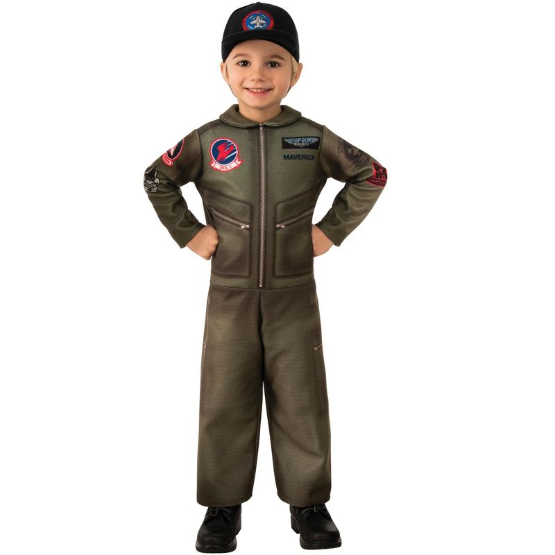Rubies Top Gun Maverick Movie: Top Gun Toddler Costume, 1 of 5