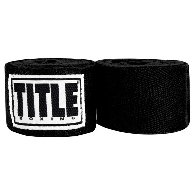 Title Boxing Traditional Weave Handwraps-black : Target