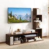 Costway Cube TV Stand for TVs up to 50" Media Console Table with L-shaped Storage Shelves - 4 of 4