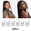 Unique Bargains Hollow Flower Hair Cuffs Dreadlock 30 Pcs - 3 of 4