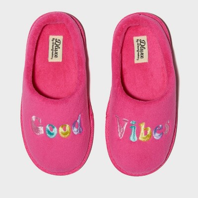 Girls' Joe Boxer Plush Clog Slippers - Purple : Target